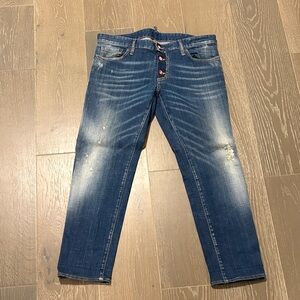 DSQUARED2 Faded Blue Jeans